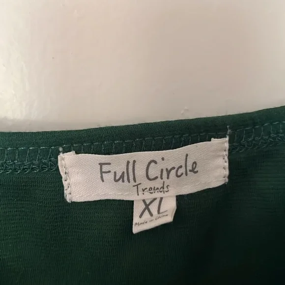 full circle trends green dress size: XL - Picture 4 of 8